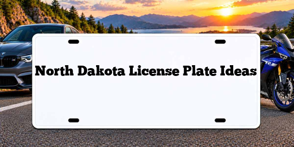 North Dakota License Plate Ideas